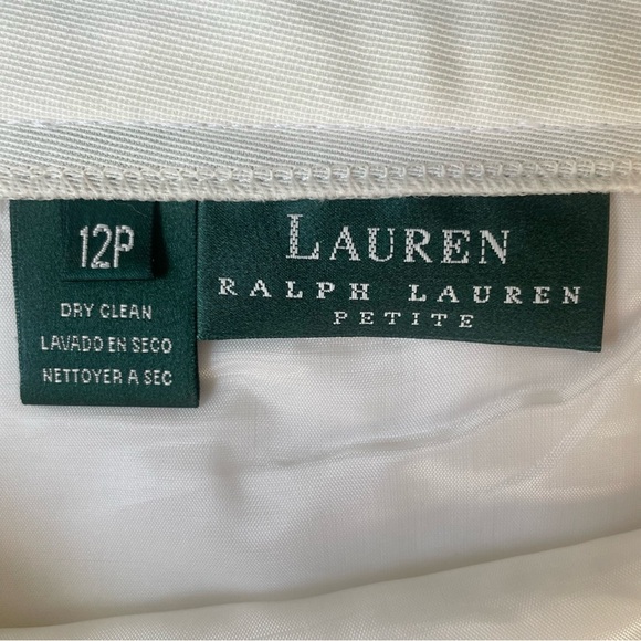 Vintage Lauren Ralph Lauren Off-white Midi length Flowy Skirt in Woman’s 12P - Picture 4 of 8